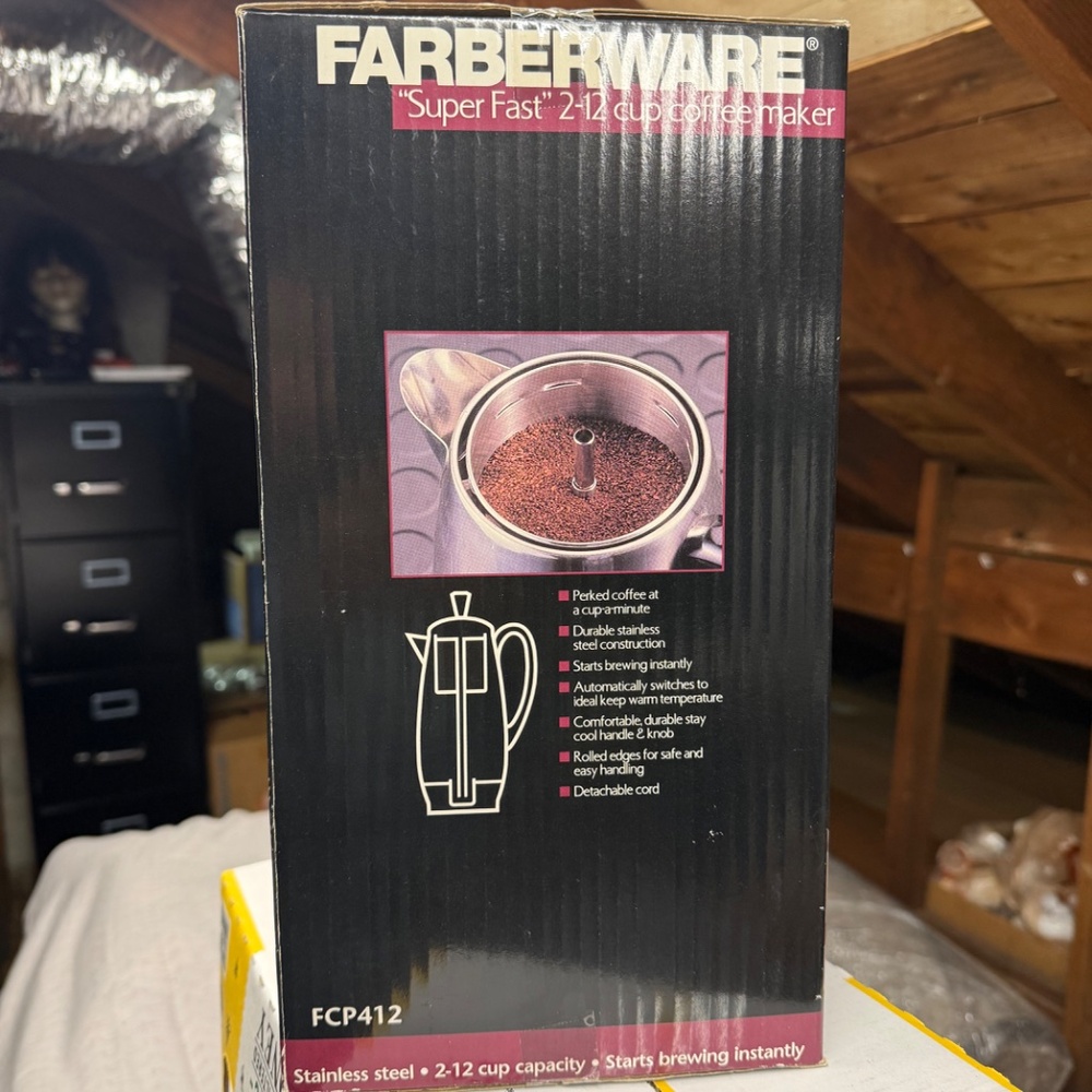 Farberware Coffee Percolator - 12 cup NEW/UNUSED - Picture 2 of 3
